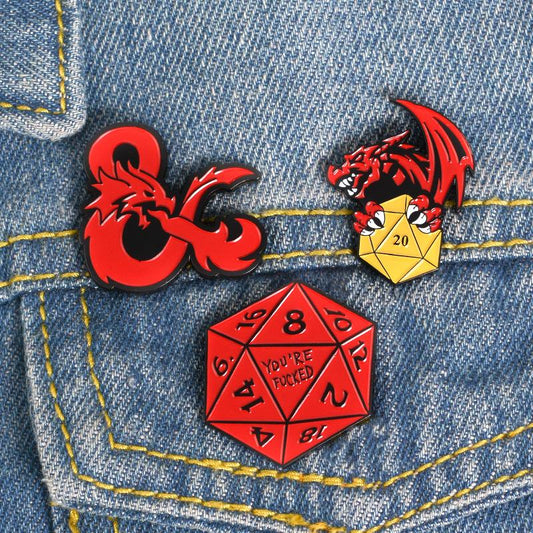FREE Today: Dice Enamel Pin