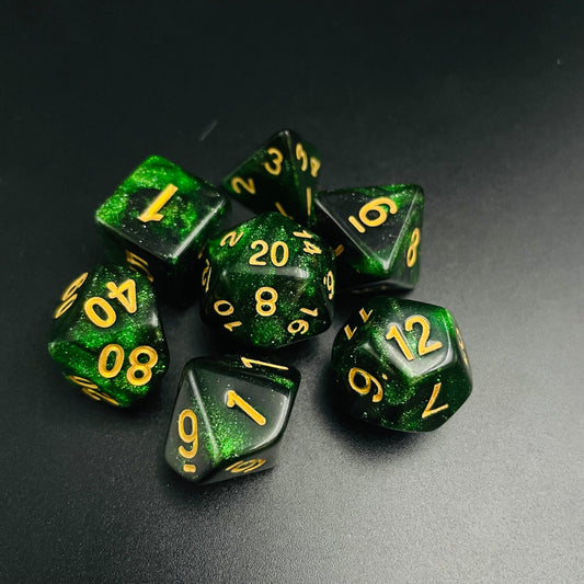 FREE Today: Dark Forest Dnd Dice Set