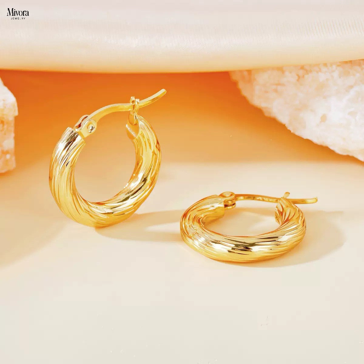 Mivora® LUXE C-HOOP EARRINGS