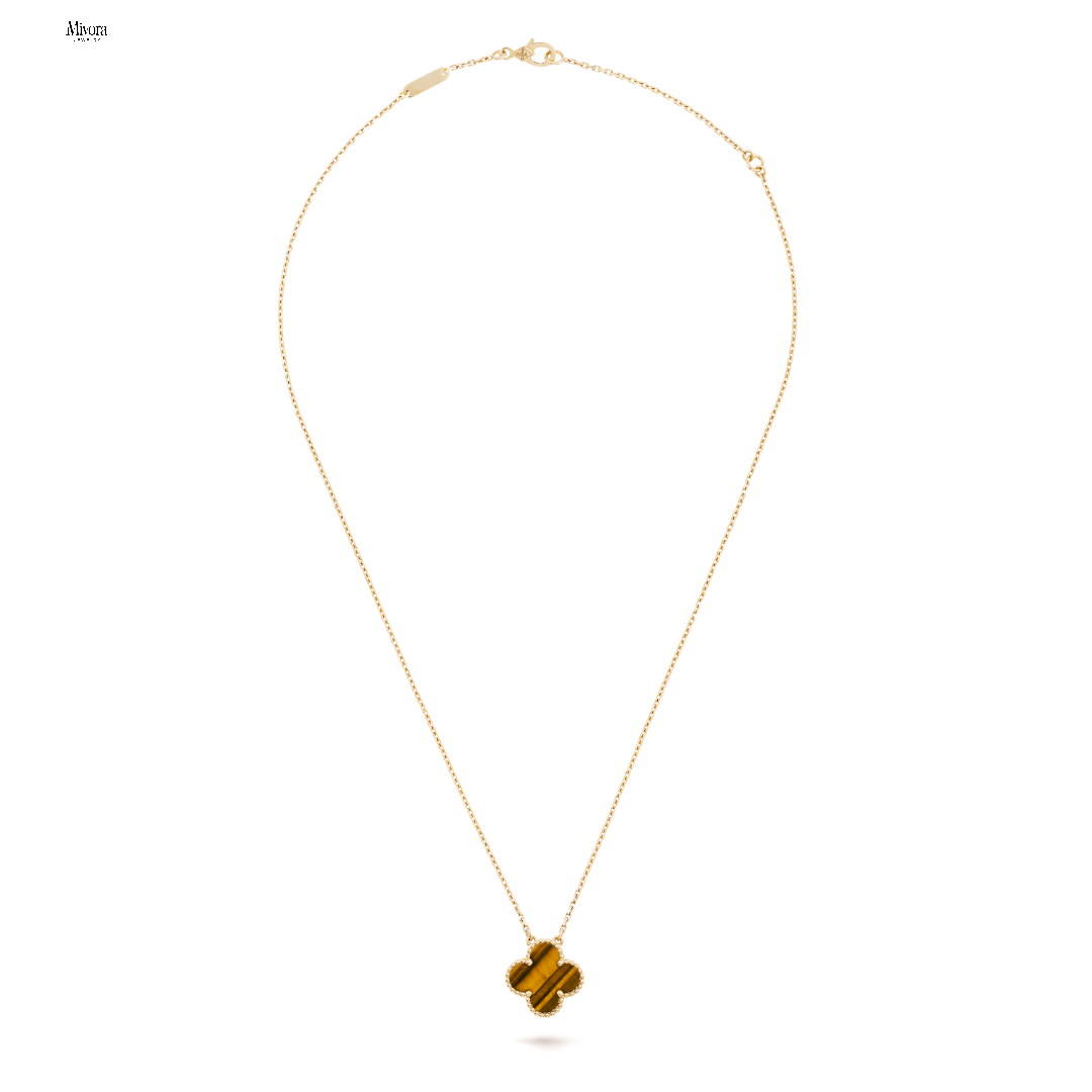 CLOVER NECKLACE | AMBER