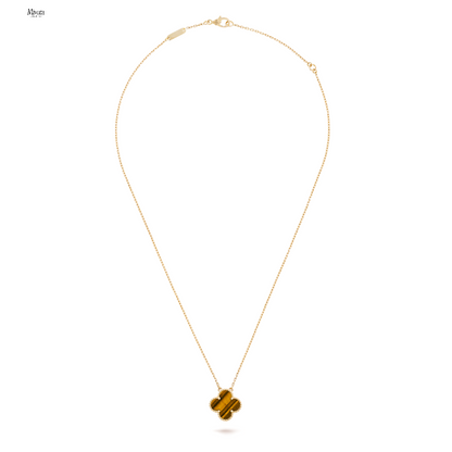 CLOVER NECKLACE | AMBER