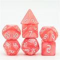 Red Macaron Dice Set
