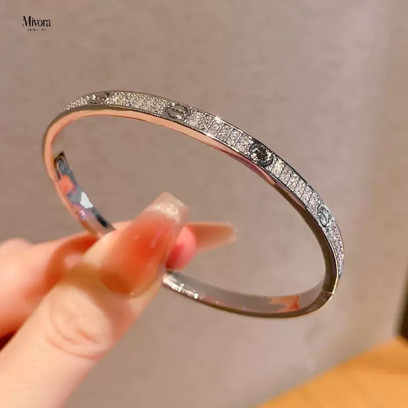 ETERNITY MONACO BRACELET | GOLD & SILVER