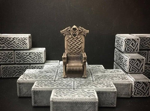 DND Delving Decor: Wolf Throne