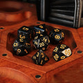 Black Starry Sky DND Dice Set
