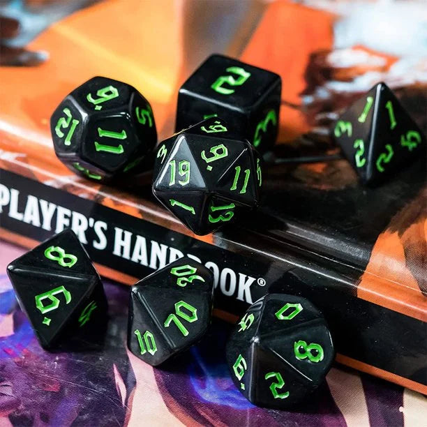 FREE Today: Dark: Green Dice Set