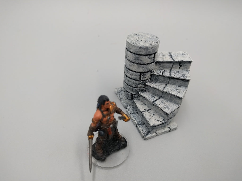 DND Crypt stairs - 28mm gaming
