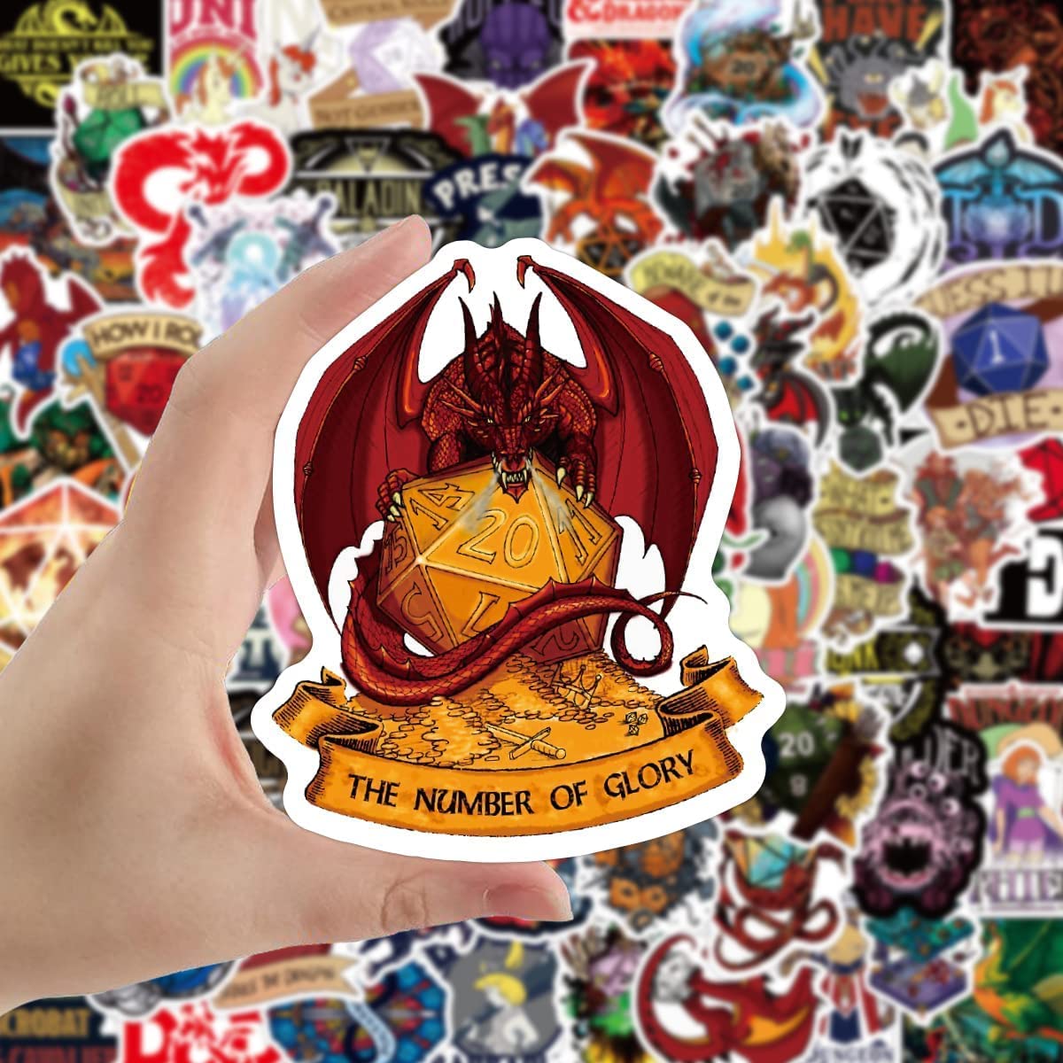FREE Today: 50 PCS Dungeons and Dragons Stickers