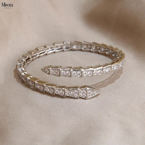 DELUXE SERPENT BRACELET | SILBER