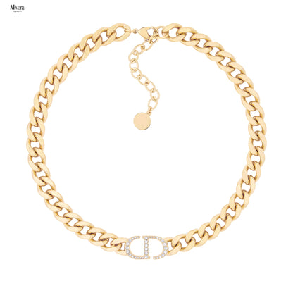 DIANA NECKLACE DIAMOND - GOLD