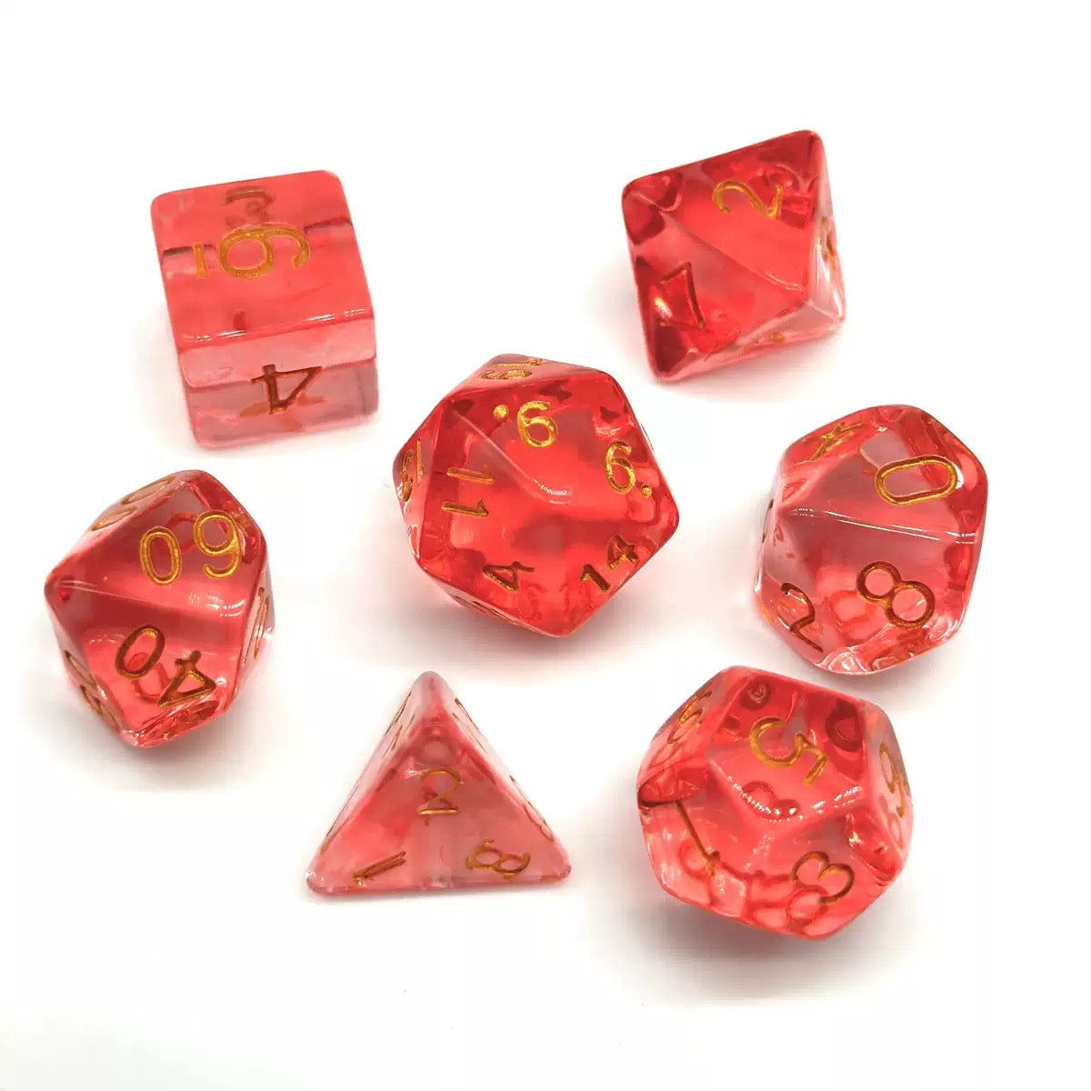 Red  DnD Dice Set