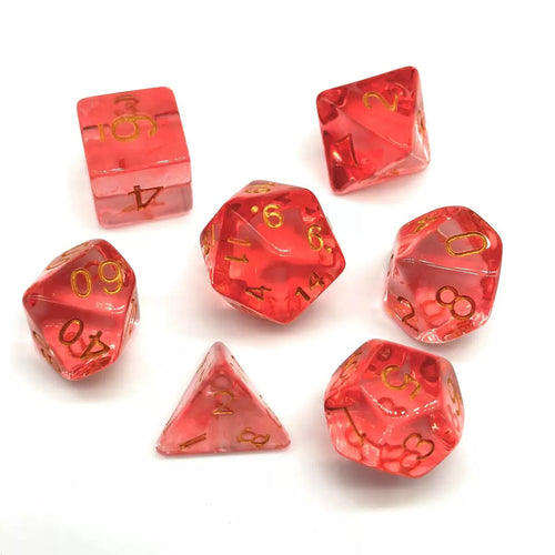 Red  DnD Dice Set