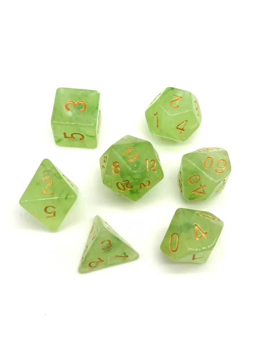 Gilded Forest DnD Dice Set
