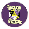 Dice Game D20 Pin