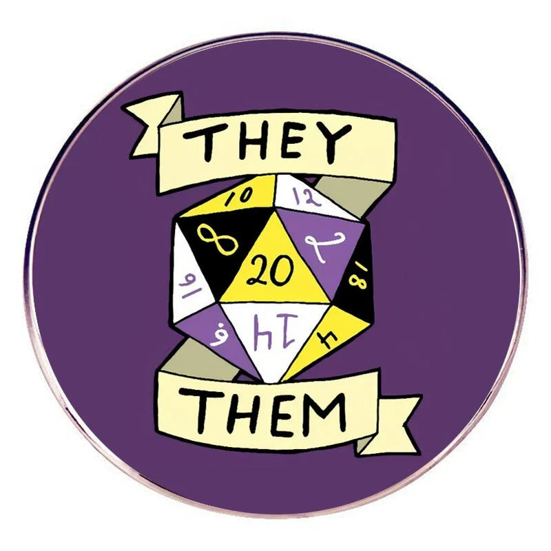 Dice Game D20 Pin