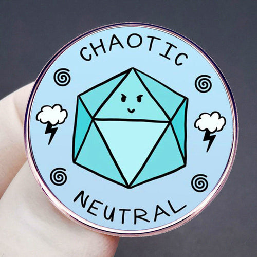 Chaotic Neutral Dice Badge