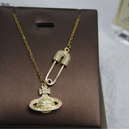 Mivora® SATURN PENDANT NECKLACE