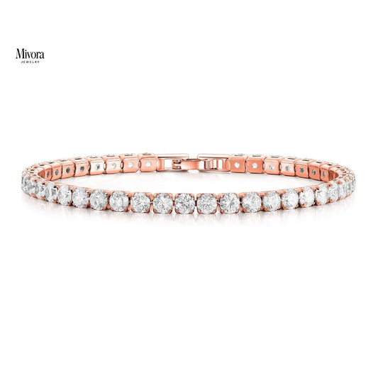 TENNIS BRACELET ROSE GOLD