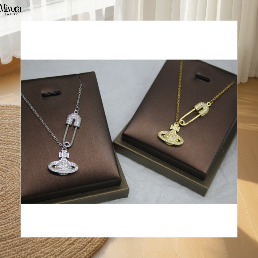 Mivora® SATURN PENDANT NECKLACE