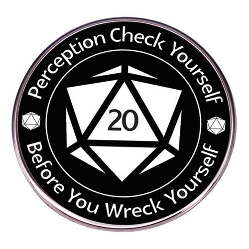 Perception Check Yourself Before You Wreck Yourself Pin