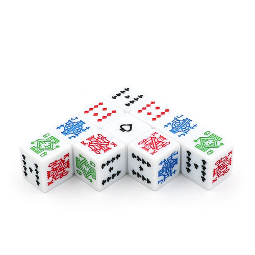 Poker Dice D6 bulk for Games & Art - Pack of 3 J Q K