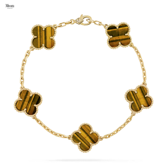 CLOVER BRACELET | AMBER