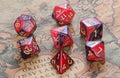 FREE Today: Red Marble Dice Set