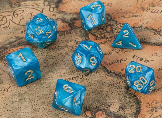 FREE Today: Lake Blue Dice Set