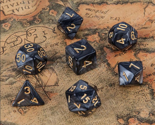 FREE Today: Black Adamantium Dice Set