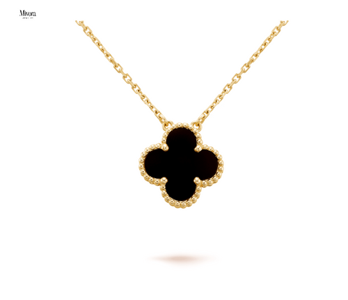 CLOVER NECKLACE | ONYX