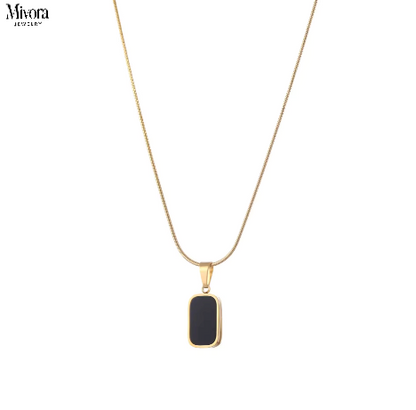 HALSKETTE | GOLD ONYX