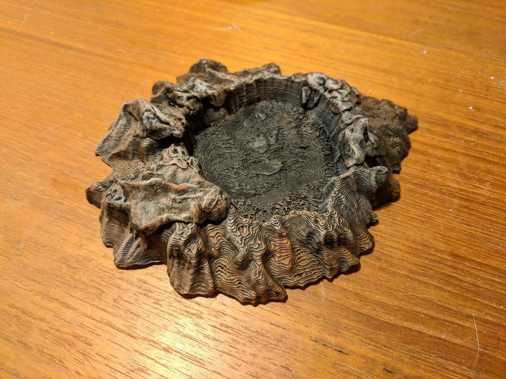 DND Crater Lake as a Crater for 28mm Gaming
