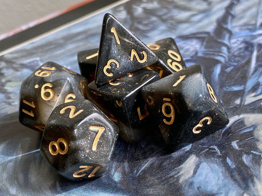 FREE Today: Midnight Magic DnD Dice Set