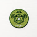 DRUID - Dungeons & Dragons Inspired Scout/Achievement Iron On Patch