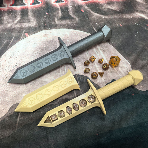 D&D Miniature Dice Holding Dagger